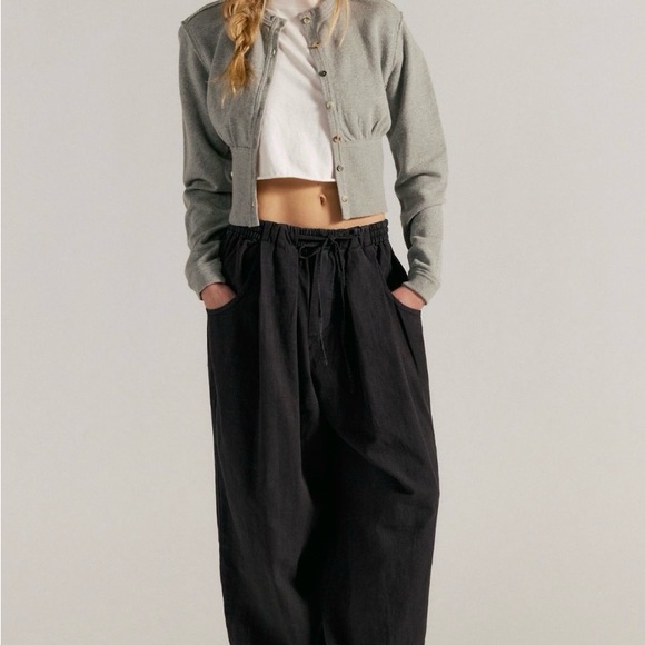 Free People Chambers Laid Back Pull-On Pants (M) - NWT - Picture 2 of 5